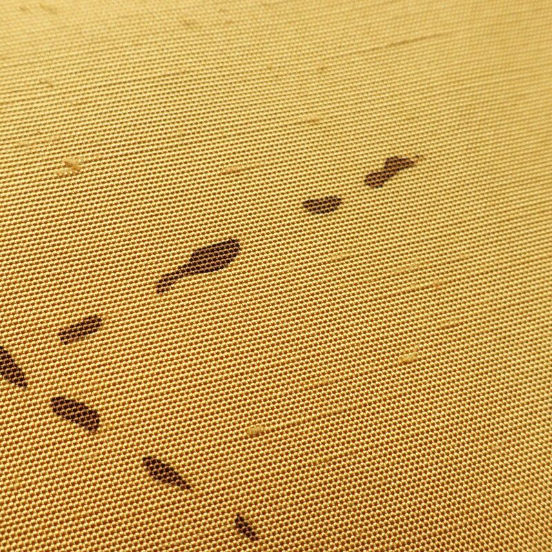 名古屋帯 太鼓柄 良品 正絹 花柄 名古屋仕立て なごや帯 リサイクル帯 帯 シンプル 黄・黄土色_画像6