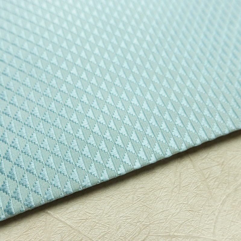 名古屋帯 太鼓柄 正絹 木の葉・植物柄 名古屋仕立て なごや帯 リサイクル帯 帯 金糸 銀糸 青・紺_画像14