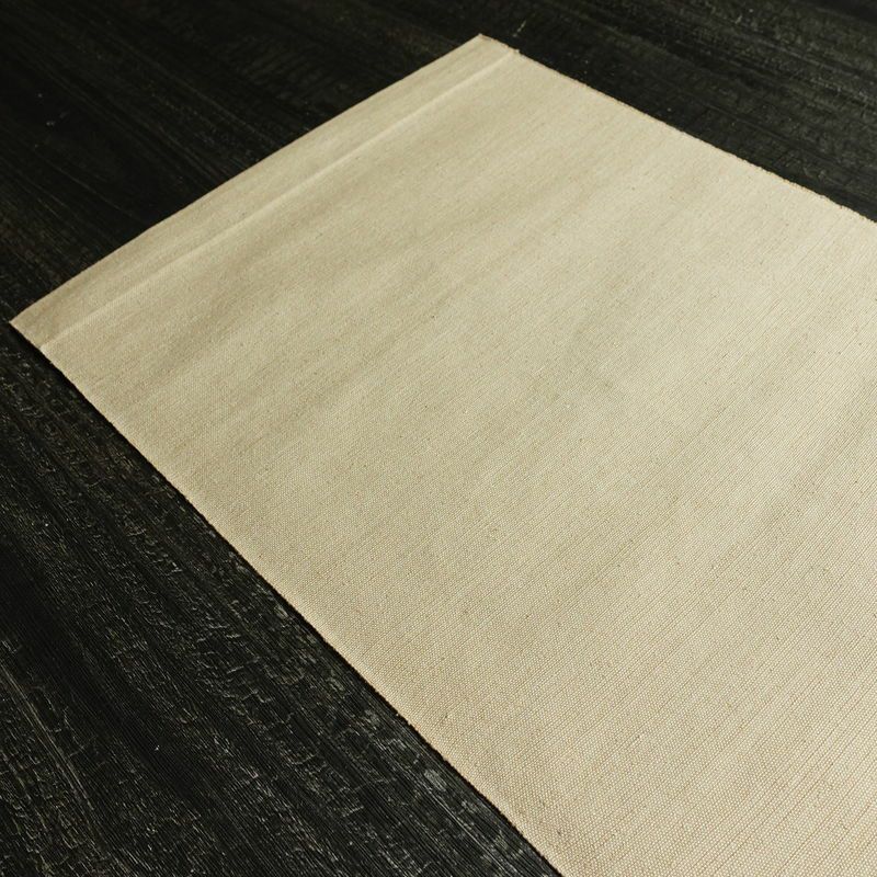 名古屋帯 六通柄 美品 正絹 風景柄 通し仕立て なごや帯 リサイクル帯 帯 ベージュ_画像17