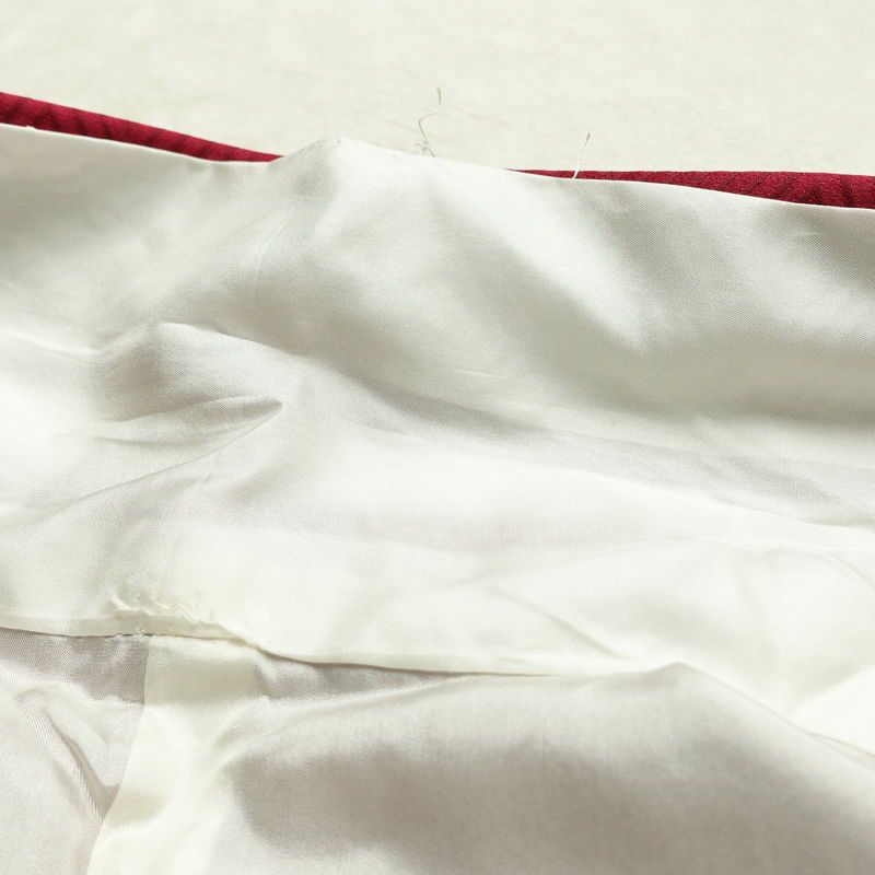 振袖 金駒刺繍 絞り 正絹 古典柄 袷仕立て 身丈168.5cm 裄丈68cm リサイクル着物 着物 刺繍 箔 成人式 二十歳 二十歳の集い フォーマル 赤紫 紫・藤色_画像19