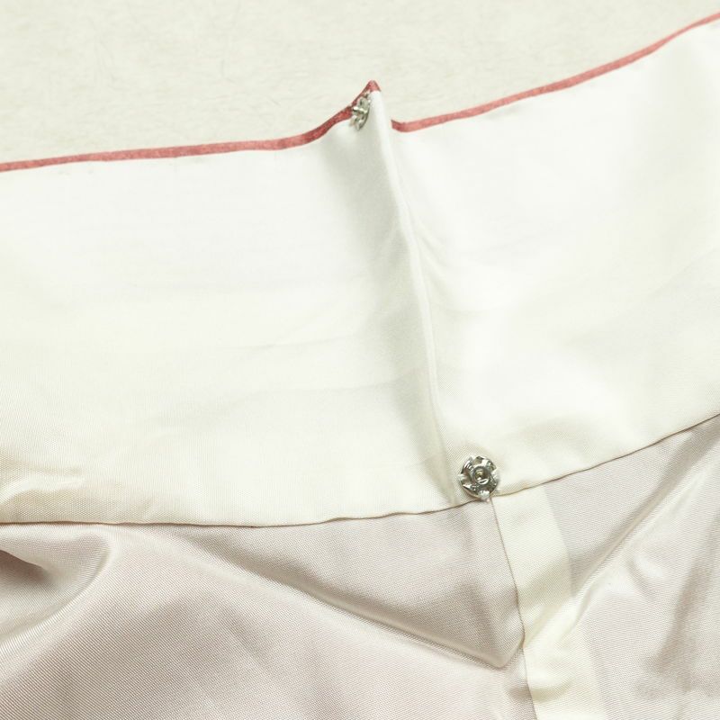 訪問着 良品 一つ紋付き 辻が花 正絹 花柄 袷仕立て 身丈162.5cm 裄丈64cm リサイクル着物 着物 金彩 ピンク_画像21