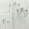 付け下げ 正絹 古典柄 袷仕立て 身丈158cm 裄丈62.5cm リサイクル着物 着物 刺繍 フォーマル グレー_画像6