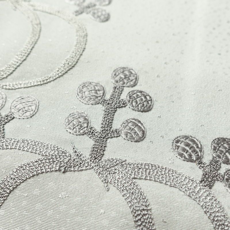 付け下げ 正絹 古典柄 袷仕立て 身丈158cm 裄丈62.5cm リサイクル着物 着物 刺繍 フォーマル グレー_画像8