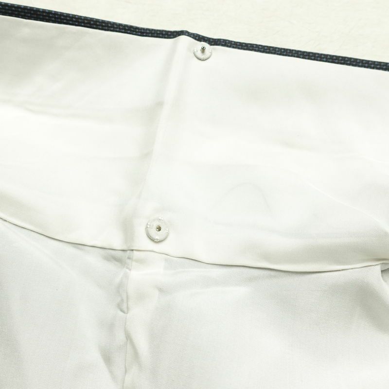 大島紬 証紙あり 正絹 麻の葉柄 袷仕立て 身丈152cm 裄丈62.5cm リサイクル着物 着物 青・紺_画像19