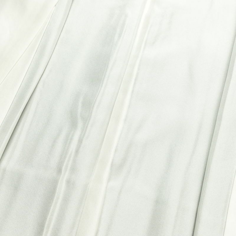 塩沢紬 証紙あり 紬 しつけ糸付き 正絹 古典柄 袷仕立て 身丈162.5cm 裄丈62.5cm リサイクル着物 着物 未使用品 青・紺_画像19